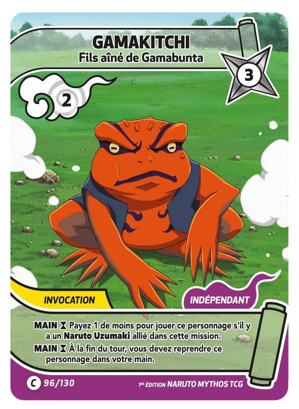 Gama Kitchi — Fils aîné de Gamabunta (Naruto Mythos 096/130)