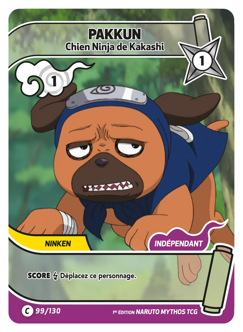 099/130 - Pakkun - Chien Ninja de Kakashi