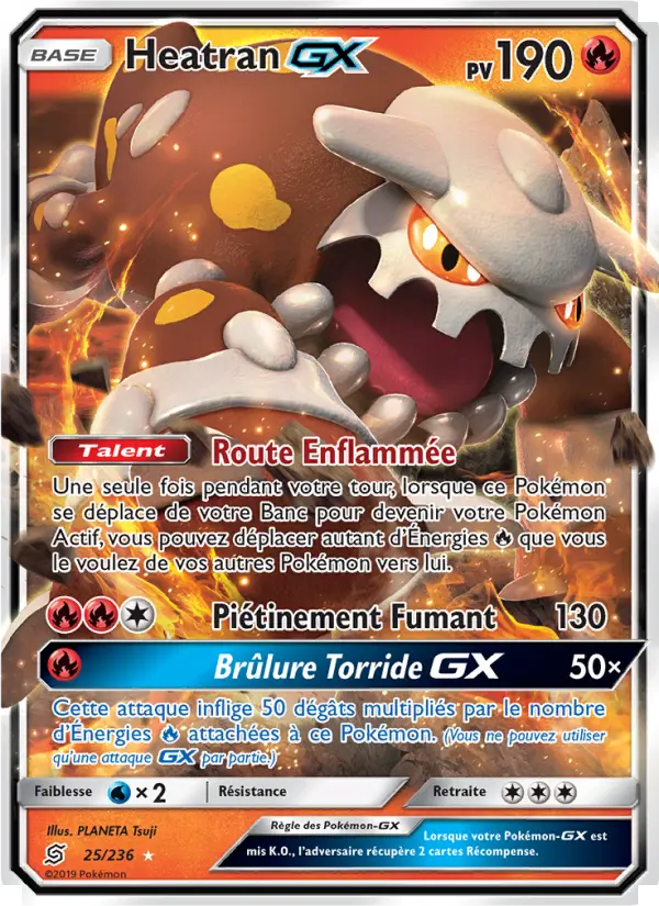 Heatran GX — Carte Pokémon 25 Harmonie des Esprits