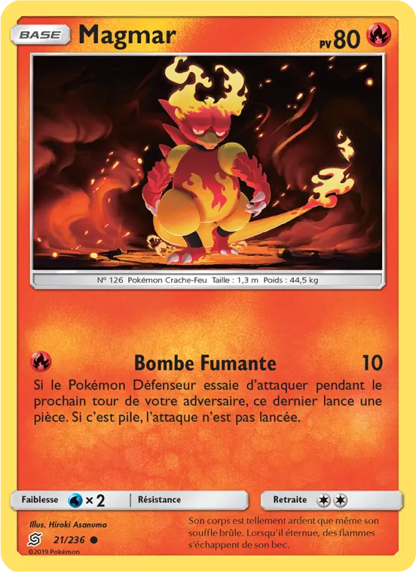 Magmar — Carte Pokémon 21 Harmonie des Esprits