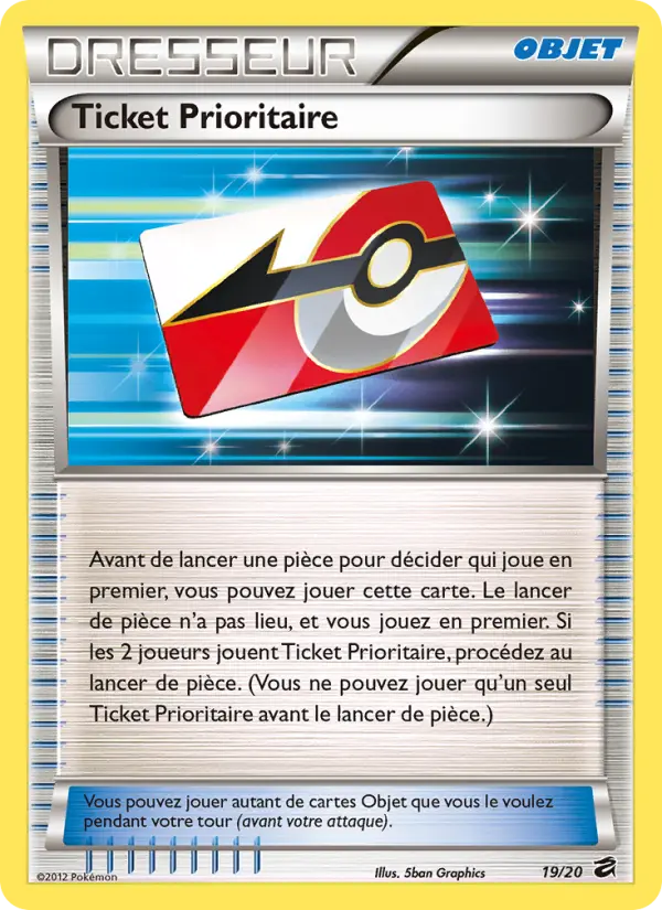 Ticket Prioritaire — Carte Pokémon 19 Coffre des Dragons