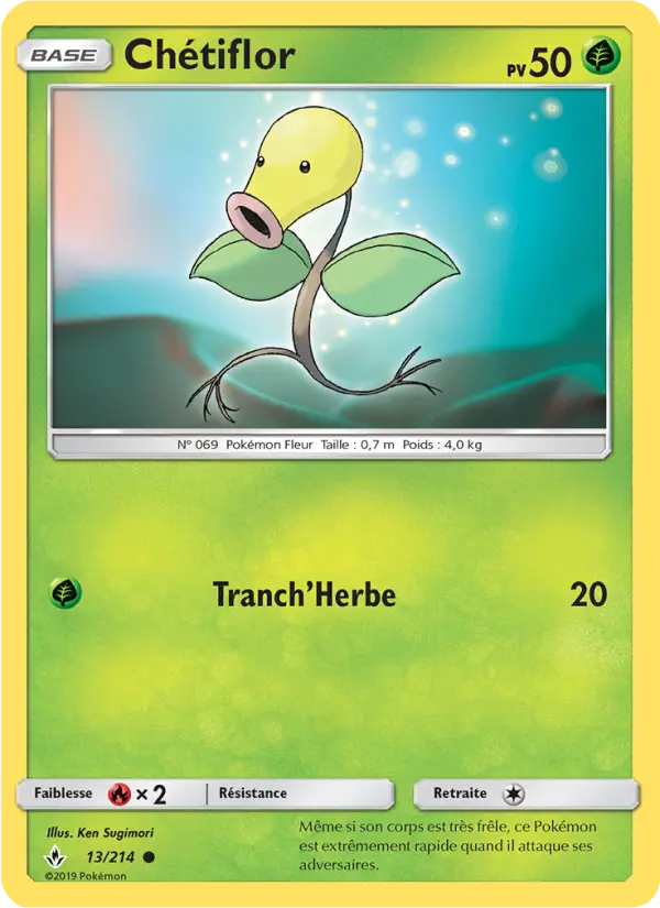 Chétiflor — Carte Pokémon 13 Alliance Infaillible