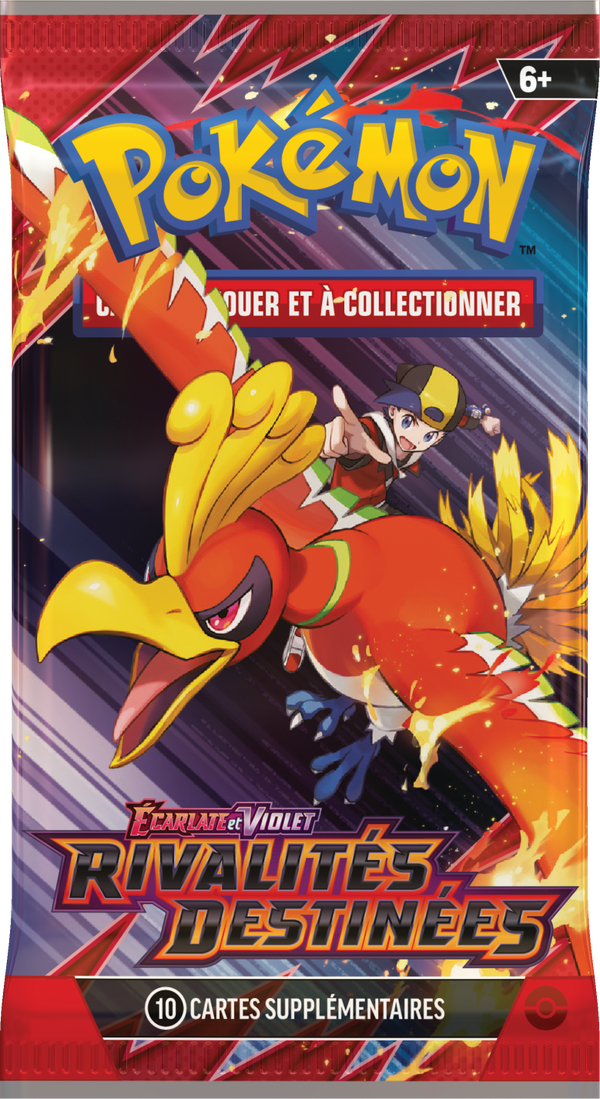 Booster Pokémon Rivalités Destinées illustration Ho-Oh de Luth, scellé français