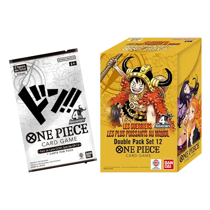 Double Pack DP-12 One Piece OP-17 carte DON promo