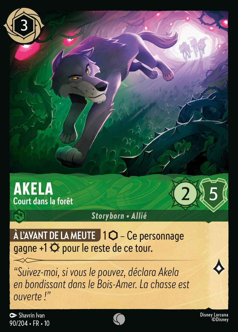 090/204 - Akela - Court dans la forêt