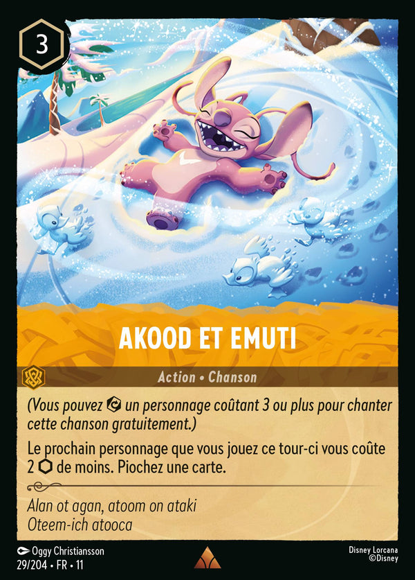 Akood et Emuti — Carte Disney Lorcana 29 Givresort