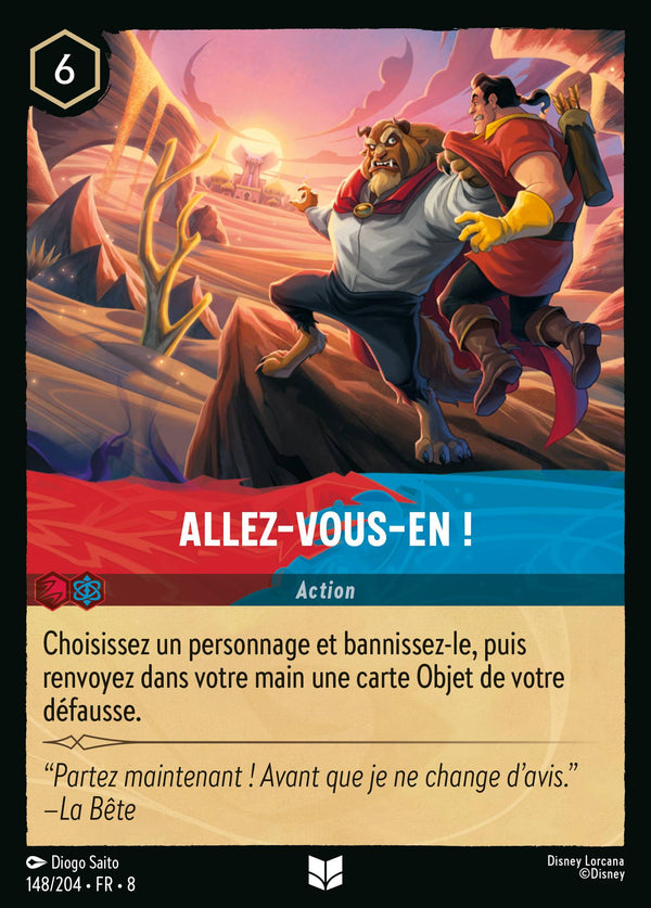 Allez-vous-en ! — Carte Disney Lorcana 148 Le Règne de Jafar