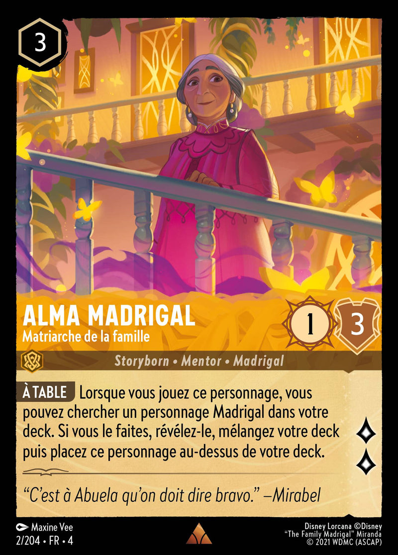 002/204 - Alma Madrigal - Matriarche de la famille