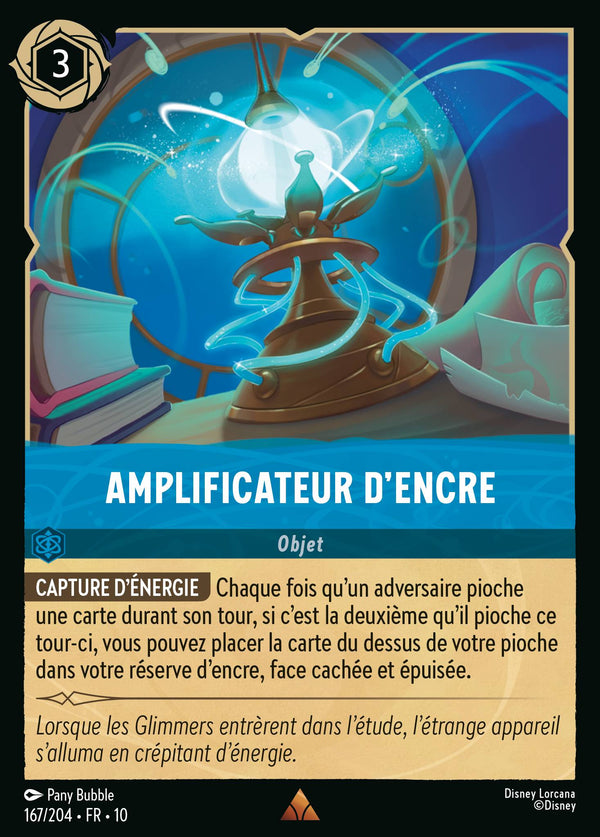 Amplificateur d'encre — Carte Disney Lorcana 167 Lueurs dans les Profondeurs