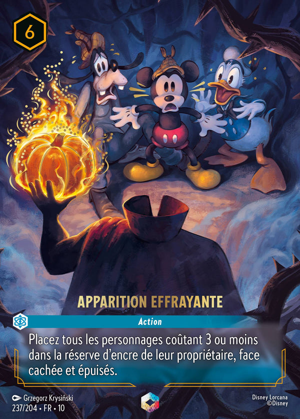 Apparition effrayante — Carte Disney Lorcana 237 Lueurs dans les Profondeurs