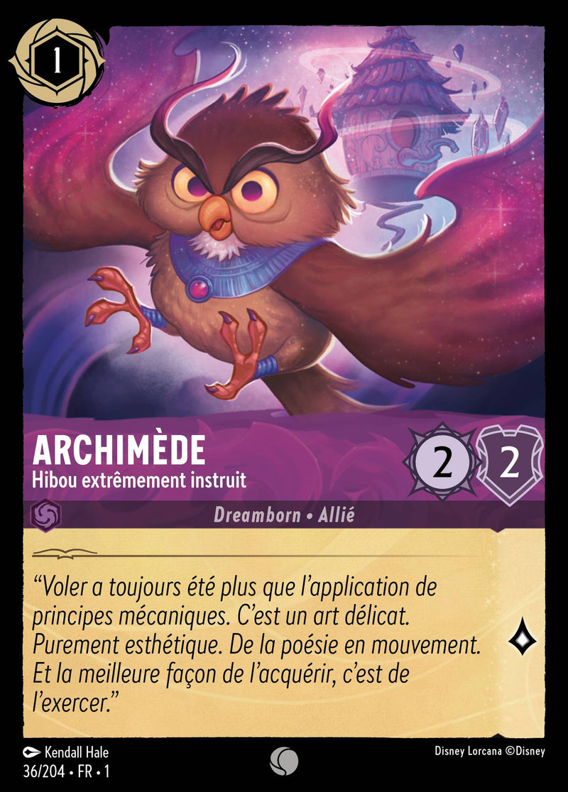 036/204 - Archimède - Hibou extrêmement instruit