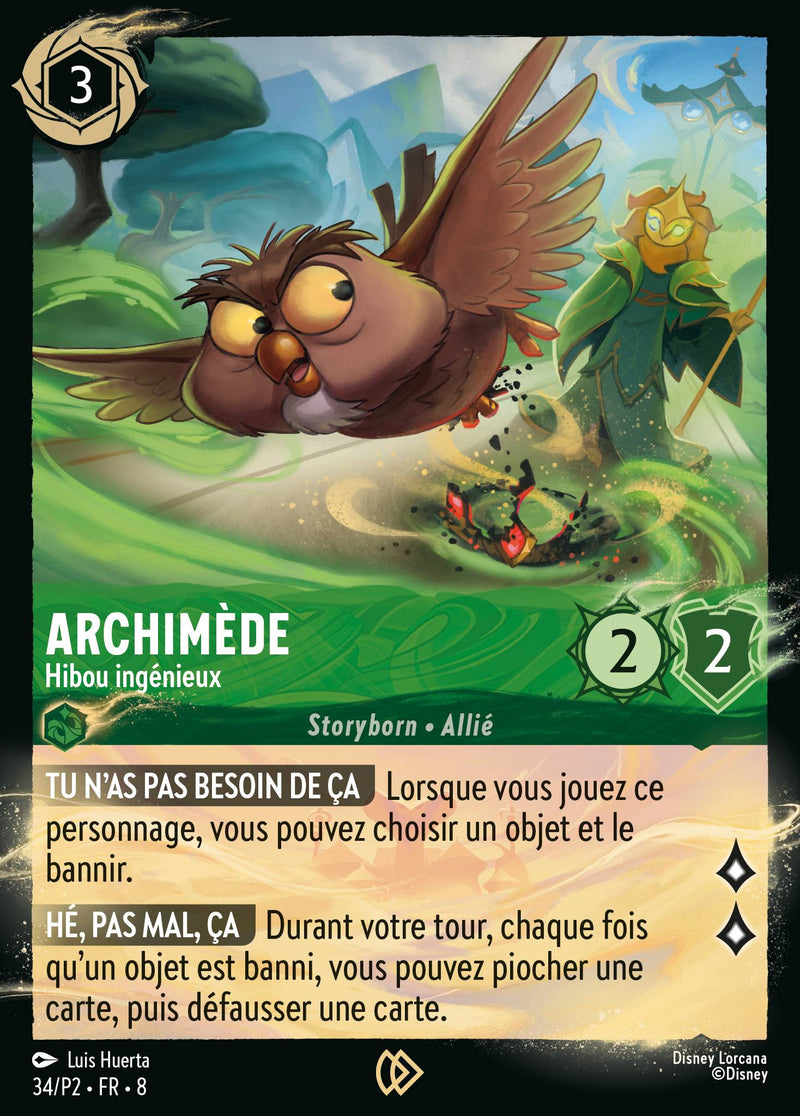 034/204 - Archimède - Hibou ingénieux