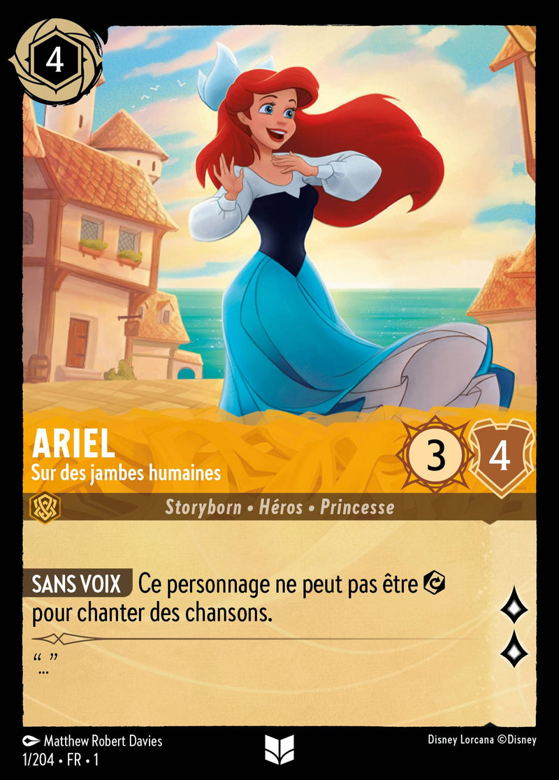 001/204 - Ariel - Sur des jambes humaines