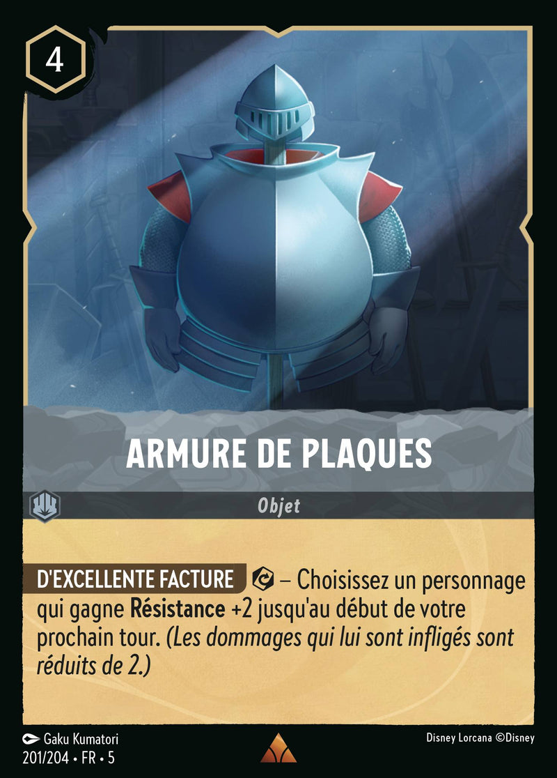 201/204 - Armure de plaques