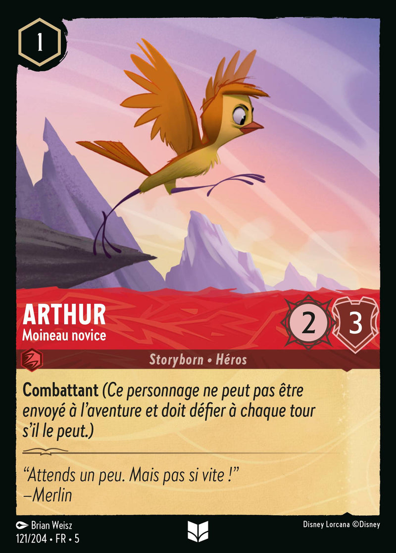 121/204 - Arthur - Moineau novice
