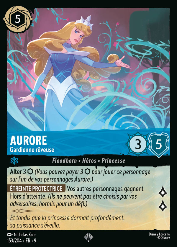 Aurore - Gardienne rêveuse — Carte Disney Lorcana 153 Fabuleux