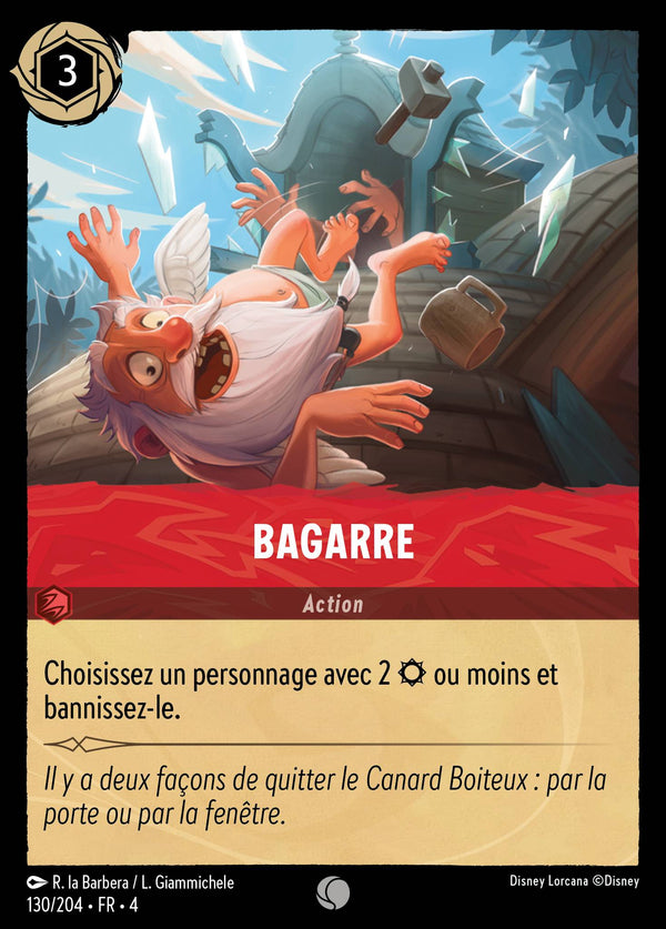 Bagarre — Carte Disney Lorcana 130 Le Retour d'Ursula