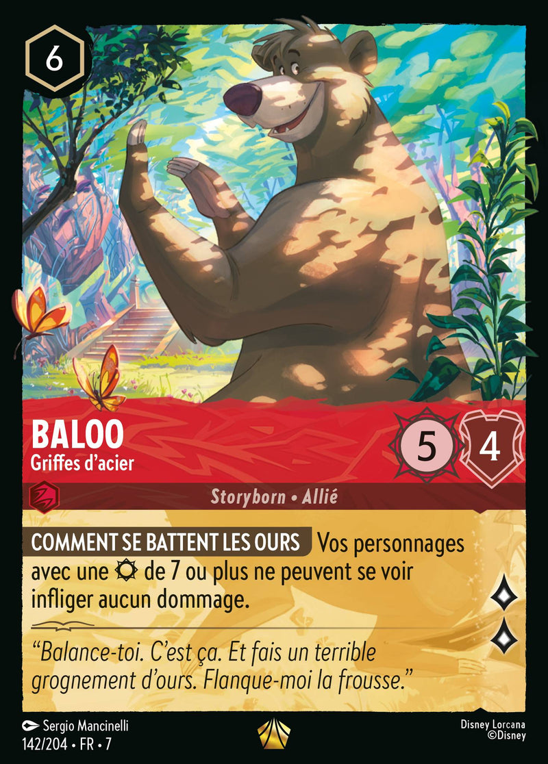 142/204 - Baloo - Griffes d'acier