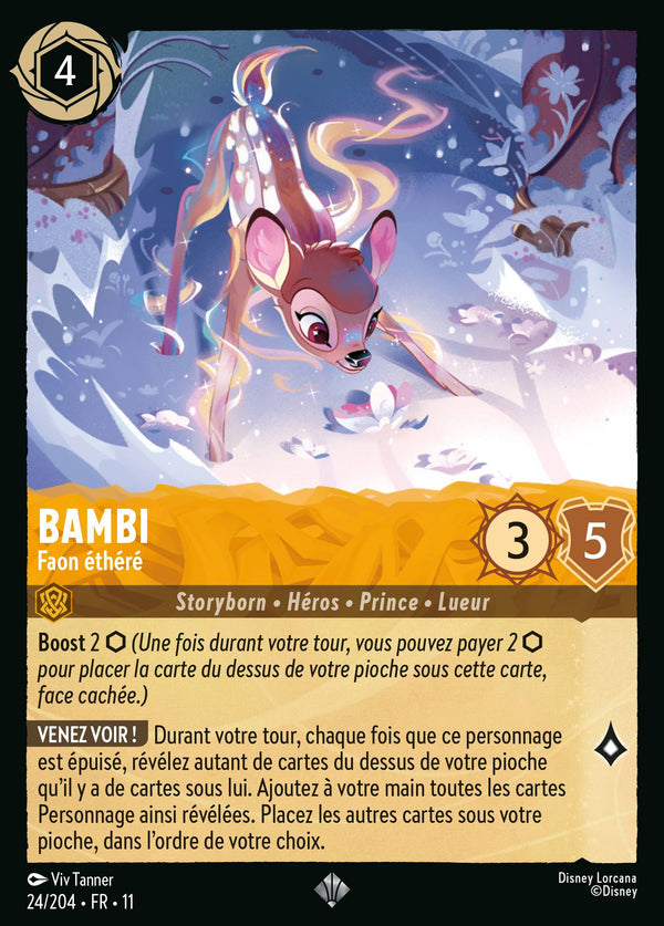 Bambi - Faon éthéré — Carte Disney Lorcana 24 Givresort