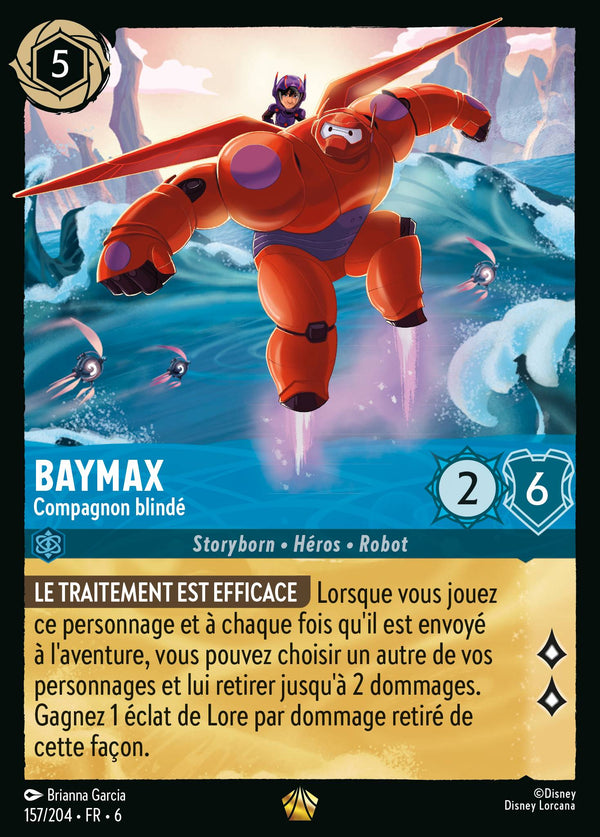 Baymax - Compagnon blindé — Carte Disney Lorcana 157 La Mer Azurite