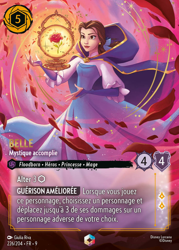 Belle - Mystique accomplie — Carte Disney Lorcana 226 Fabuleux
