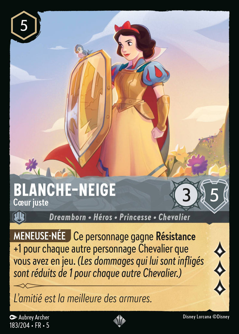 183/204 - Blanche-Neige - Cœur juste