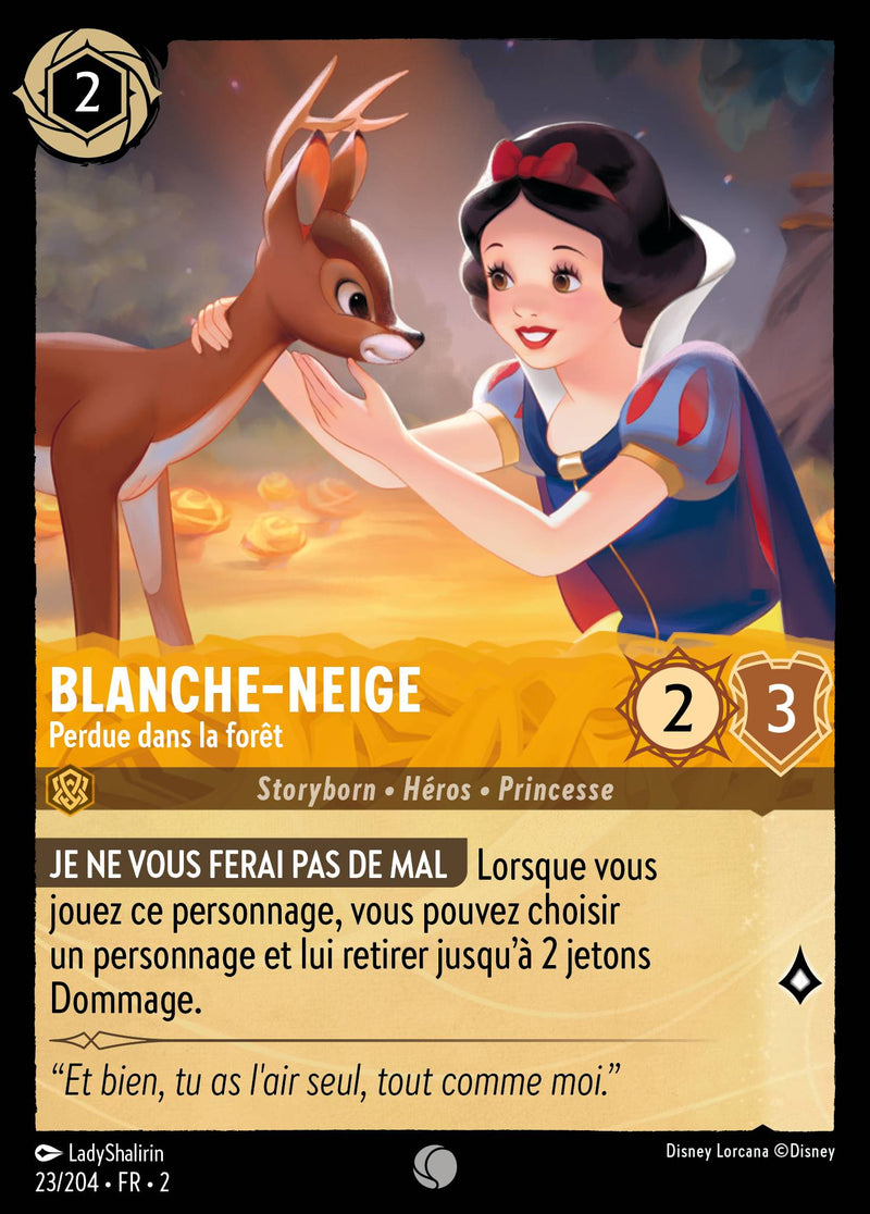 023/204 - Blanche-Neige - Perdue dans la forêt