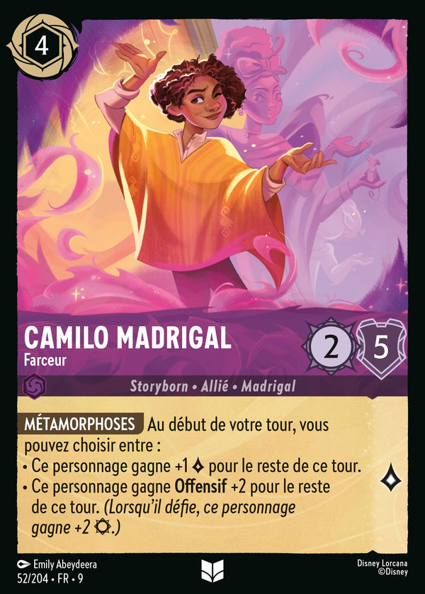 Camilo Madrigal - Farceur — Carte Disney Lorcana 52 Fabuleux