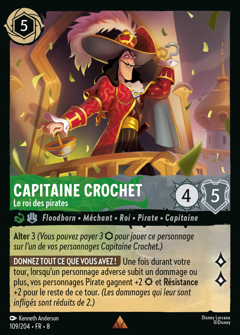 109/204 - Capitaine Crochet - Le roi des pirates