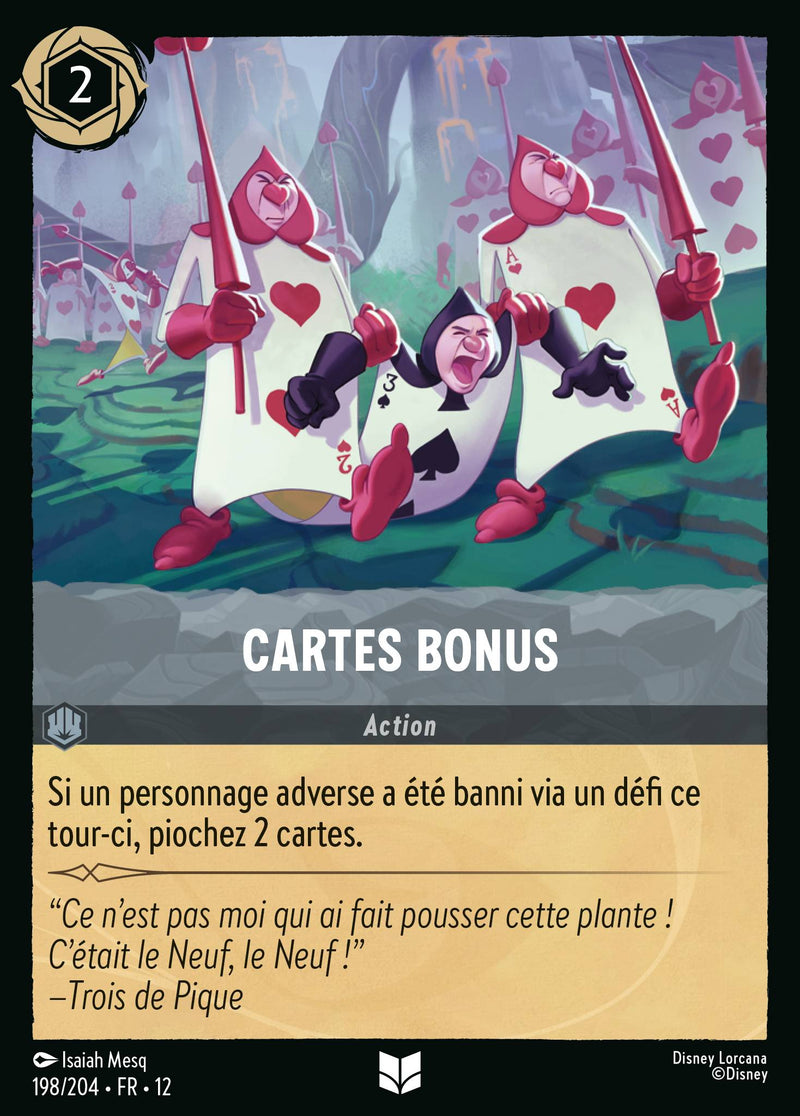 198/204 - Cartes bonus