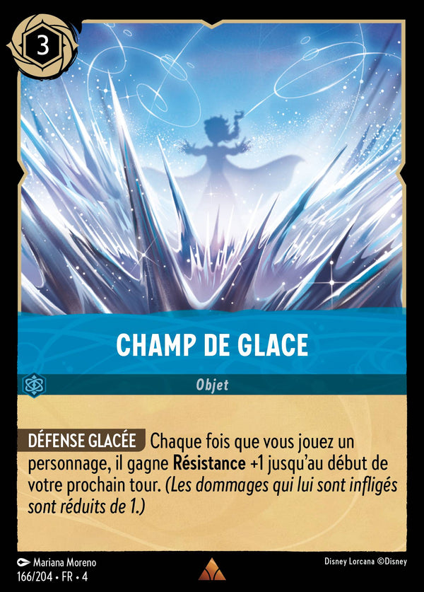 Champ de Glace — Carte Disney Lorcana 166 Le Retour d'Ursula