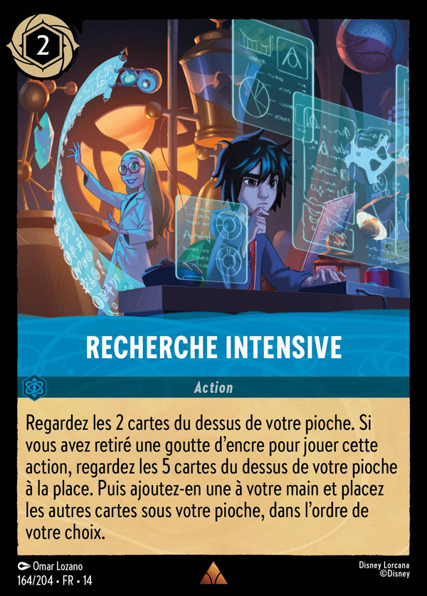 Recherche intensive - Carte Disney Lorcana 164 Hyperia City