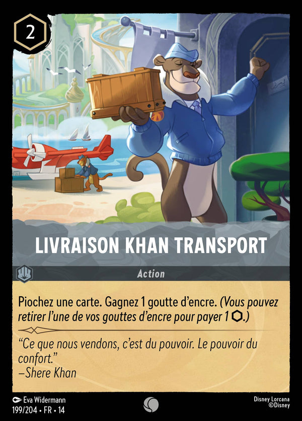 Livraison Khan Transport - Carte Disney Lorcana 199 Hyperia City