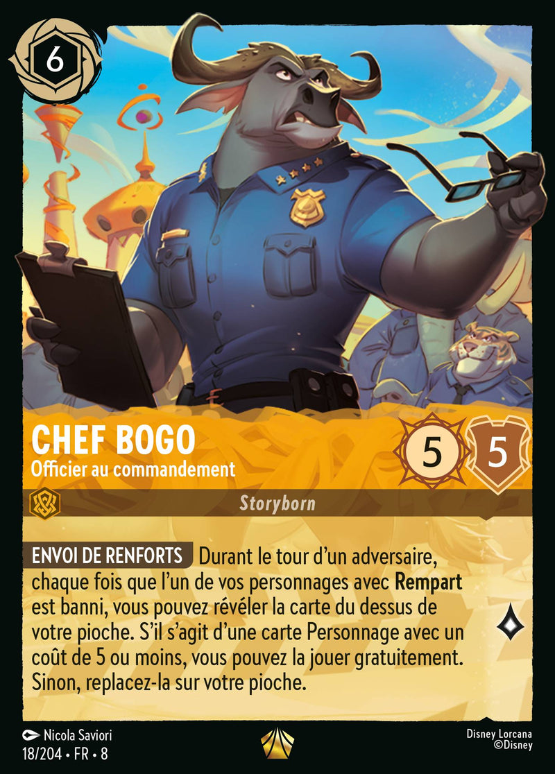 018/204 - Chef Bogo - Officier au commandement