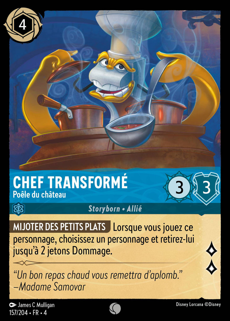 157/204 - Chef Transformé - Poêle du château