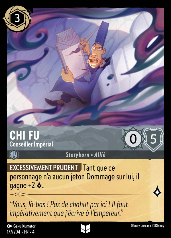 Chi Fu - Conseiller Impérial — Carte Disney Lorcana 177 Le Retour d'Ursula