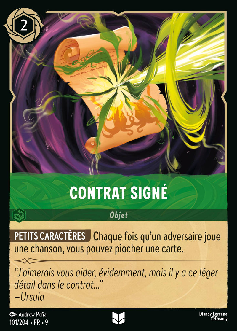101/204 - Contrat signé