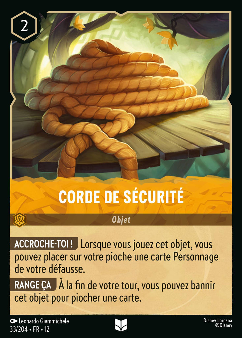 033/204 - Corde de sécurité