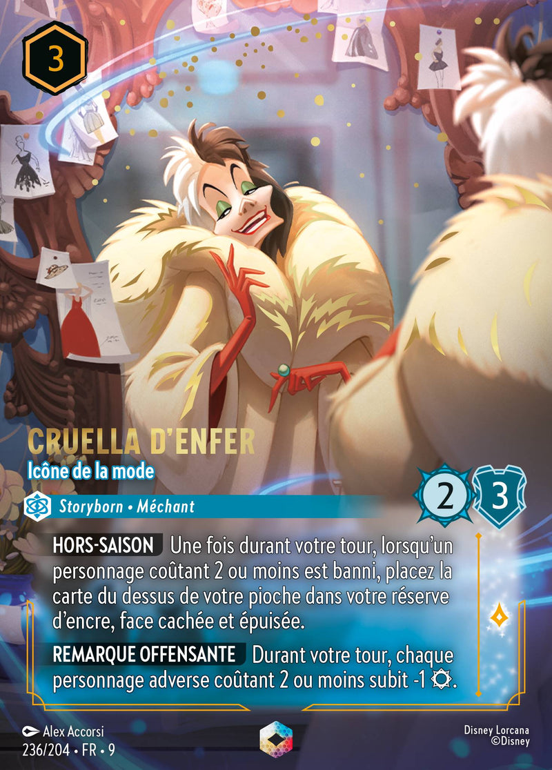 236/204 - Cruella d'Enfer - Icône de la mode