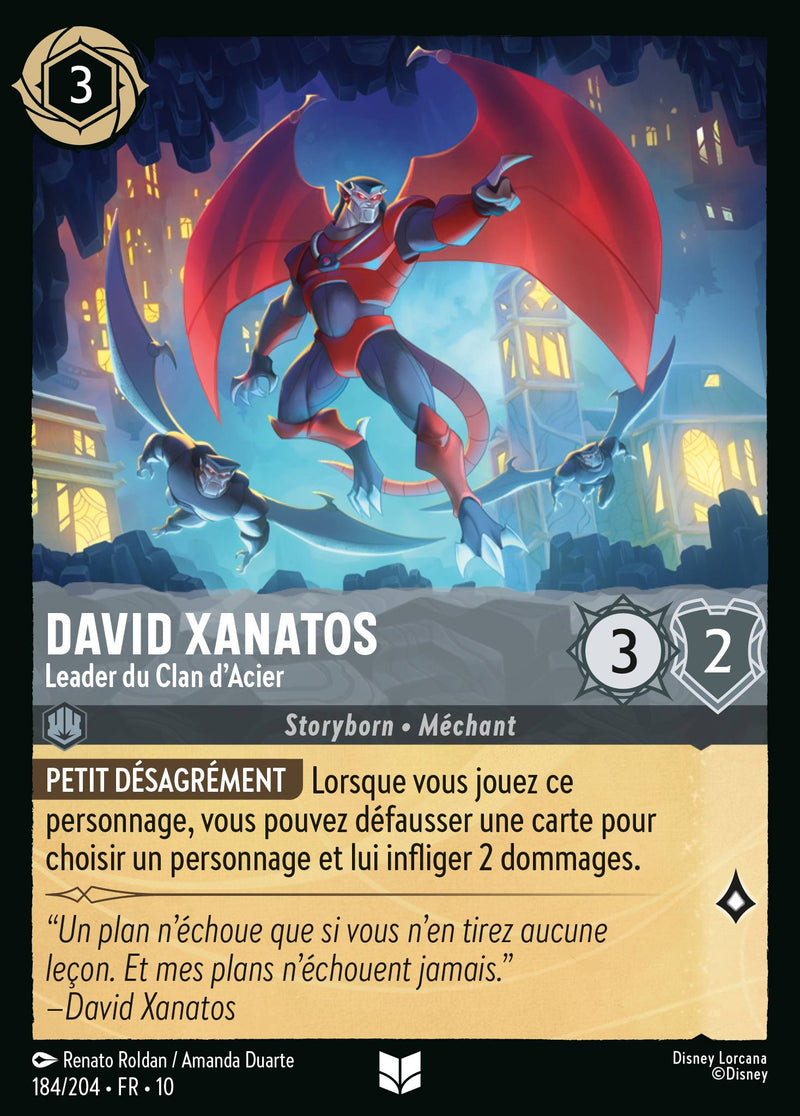 184/204 - David Xanatos - Leader du Clan d'Acier