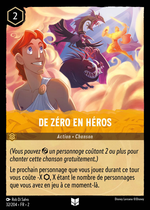 De zéro en héros — Carte Disney Lorcana 32 L'Ascension des Floodborn