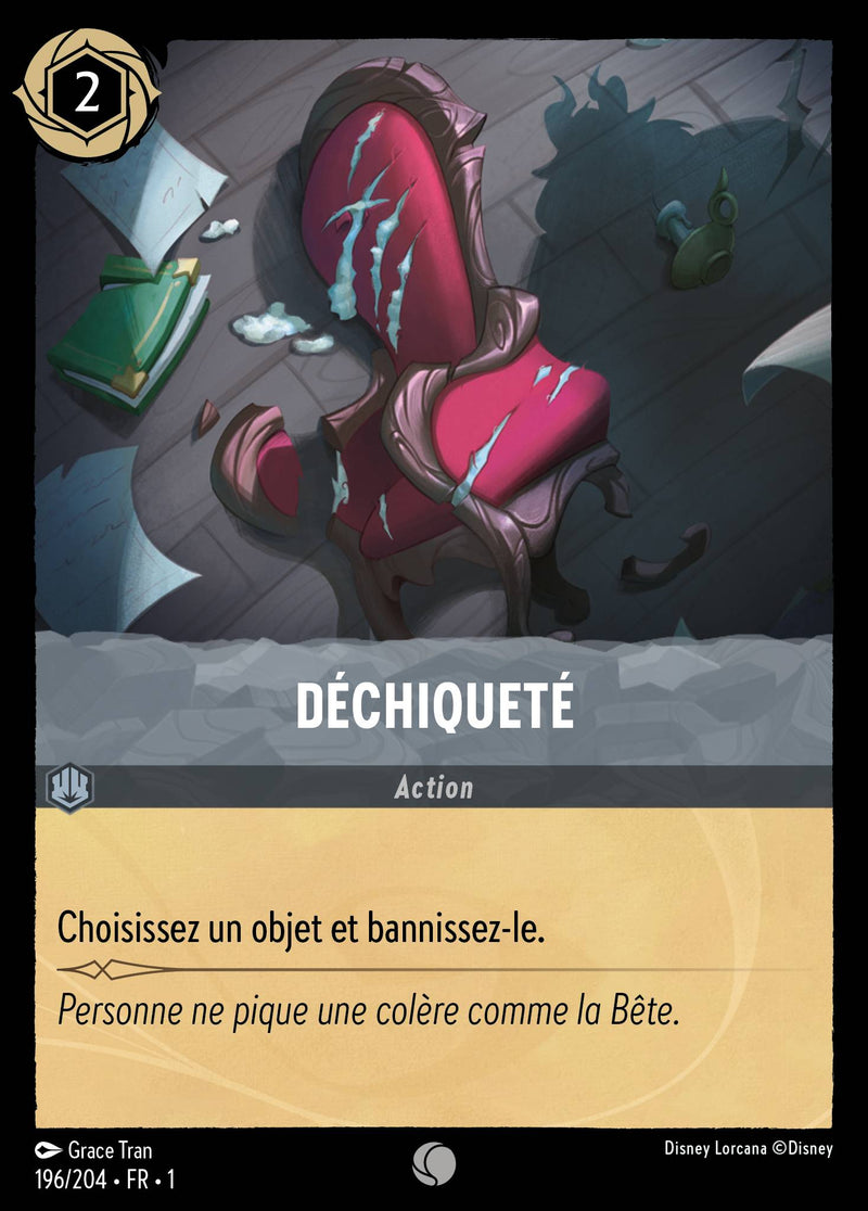 196/204 - Déchiqueté