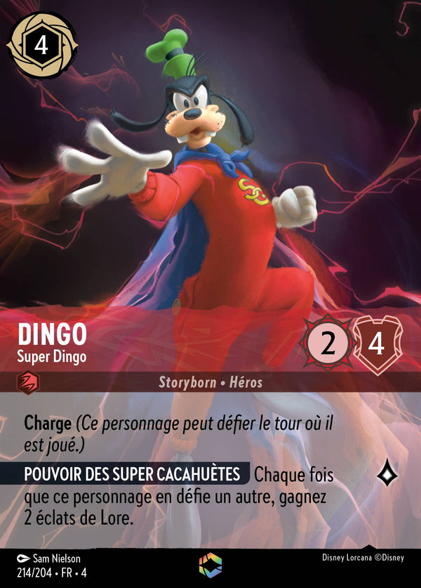 Dingo - Super Dingo — Carte Disney Lorcana 214 Le Retour d'Ursula