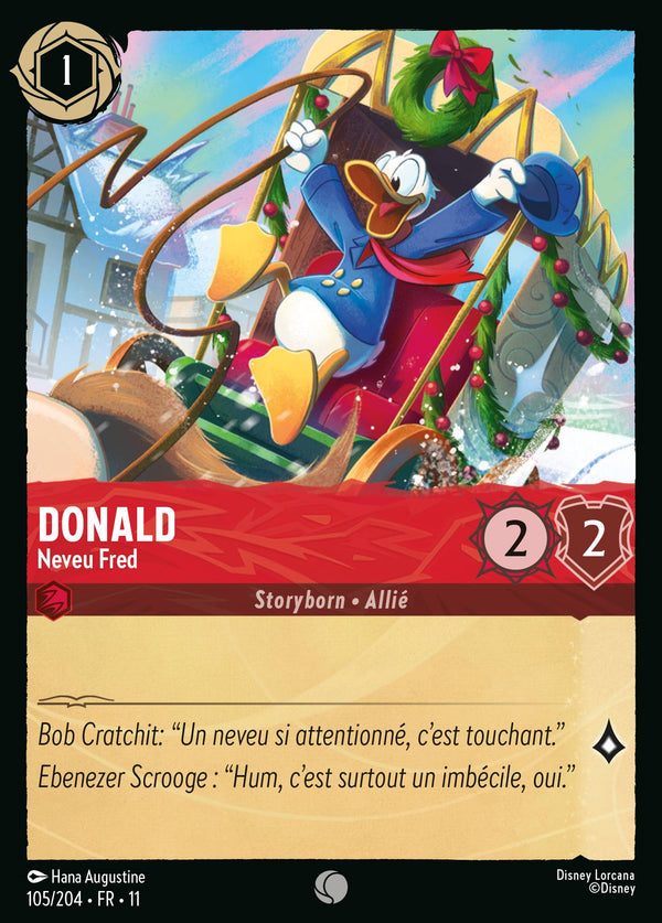 Donald - Neveu Fred — Carte Disney Lorcana 105 Givresort