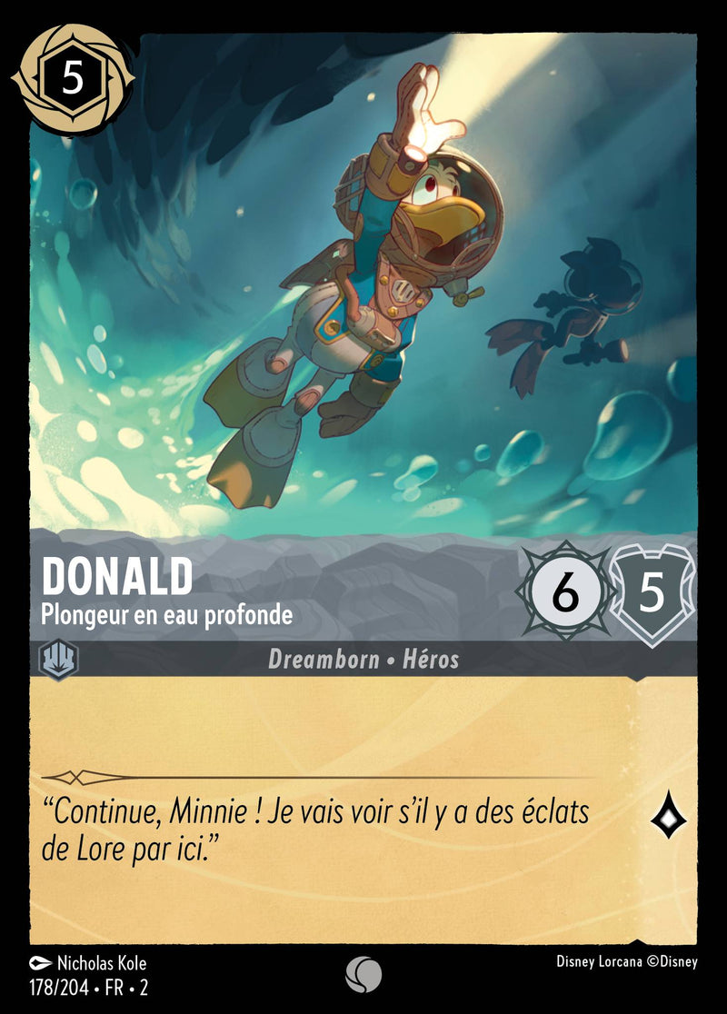178/204 - Donald - Plongeur en eau profonde