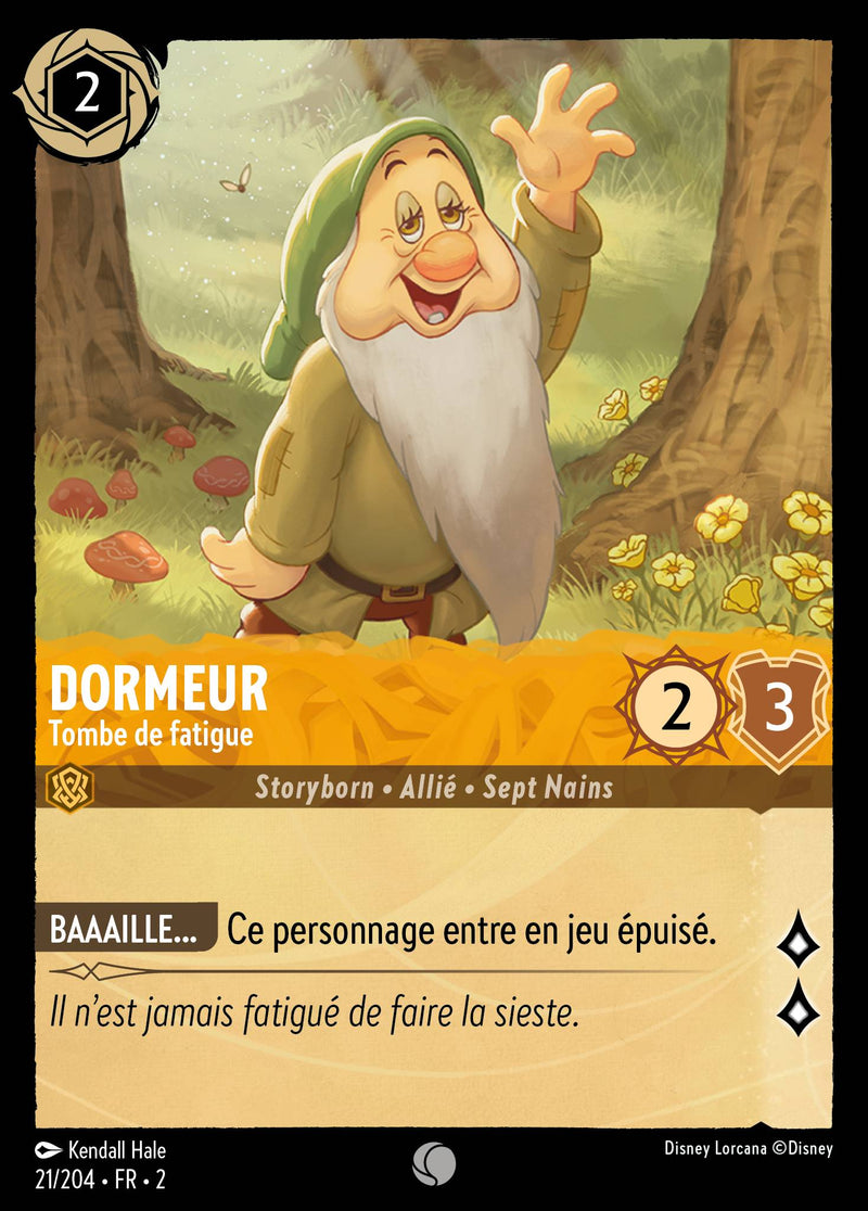 021/204 - Dormeur - Tombe de fatigue