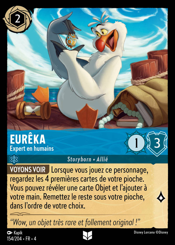 Eurêka - Expert en humains — Carte Disney Lorcana 154 Le Retour d'Ursula
