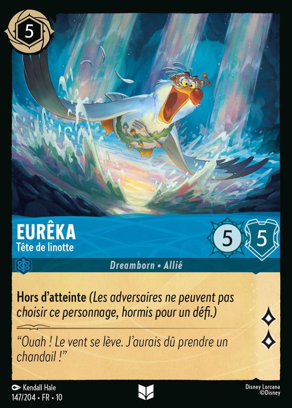 Eurêka - Tête de linotte — Carte Disney Lorcana 147 Lueurs dans les Profondeurs