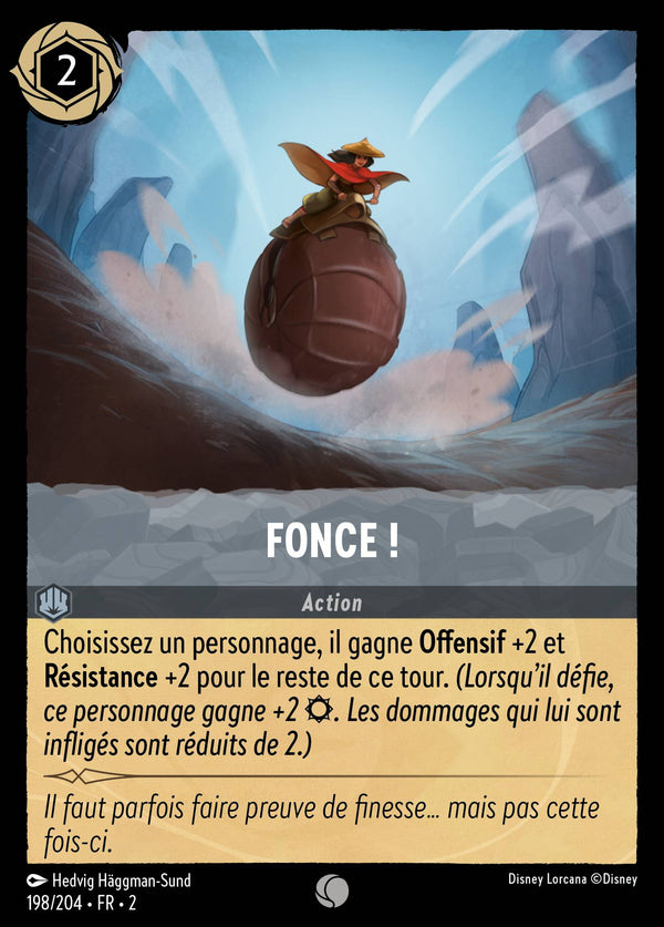Fonce ! — Carte Disney Lorcana 198 L'Ascension des Floodborn