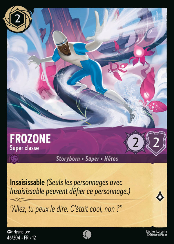 Frozone - Super classe — Carte Disney Lorcana 46 Contrées Inconnues